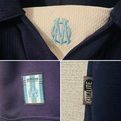 Marseille away football shirt 1999/2000 Ravanelli Large