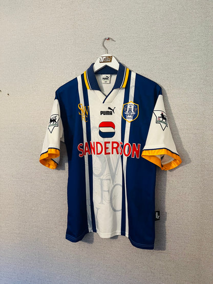 Sheffield Wednesday home football shirt 1995/97 Hirst Medium