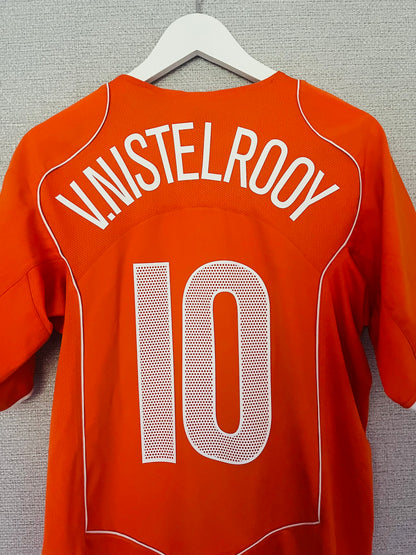 Holland Netherlands home football shirt 2004/06 Van Nistelrooy medium