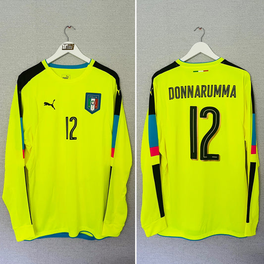 Italy goalkeeper football shirt 2016/17 Donnarumma XL