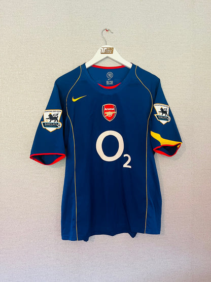 Arsenal away football shirt 2004/05 Vieira Large