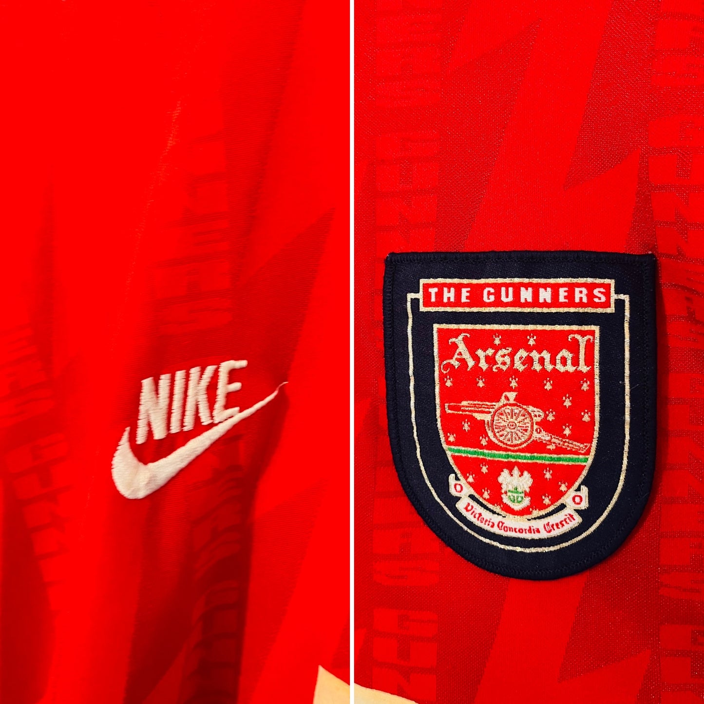 Arsenal home football shirt
1994/95 Wright XL