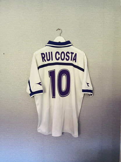 Fiorentina away football shirt 2000/01 Rui Costa XL