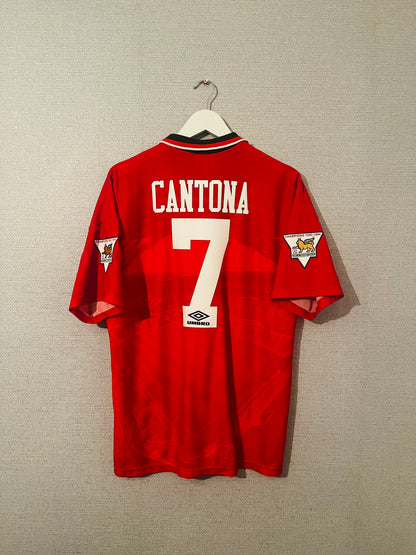 Manchester United home football shirt 1994/95 Cantona Large
