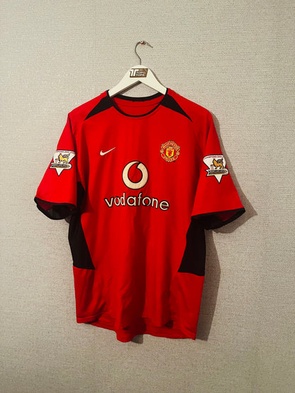 Manchester United home football shirt 2003/04 CR7 medium