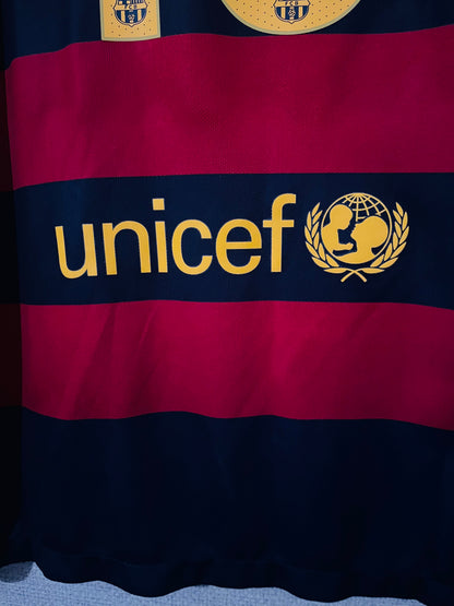 Barcelona home football shirt 2015/16 Messi Medium