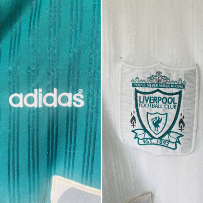 Liverpool away football shirt 1995/96 Fowler XL