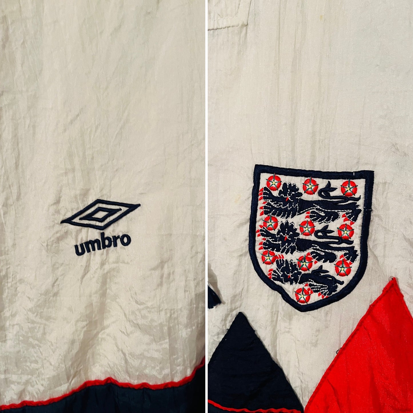 England track (shell suit) jacket top World Cup 1990 XL