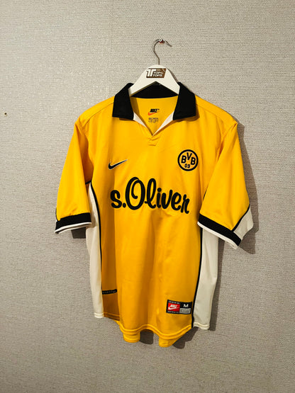 Borussia Dortmund home football shirt 1998/2000 Moller Medium