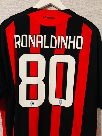 AC Milan home football shirt 2008/09 Ronaldinho XXL