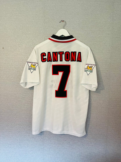 Manchester United away football shirt 1996/97 Cantona Large