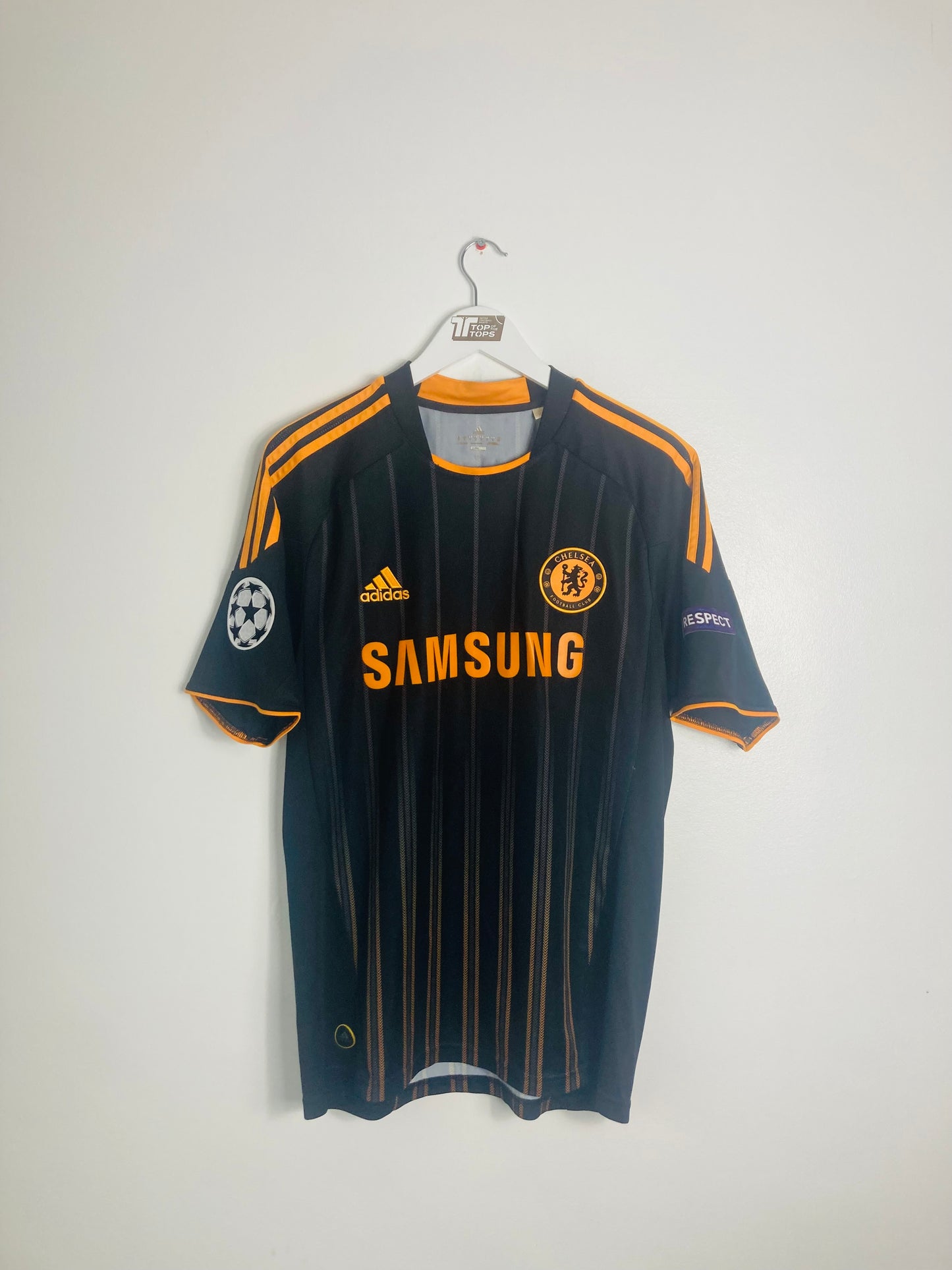 Chelsea away football shirt 2010/11 medium Drogba