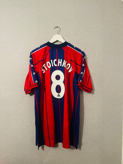 Barcelona home football shirt 1997/98 Stoichkov XL