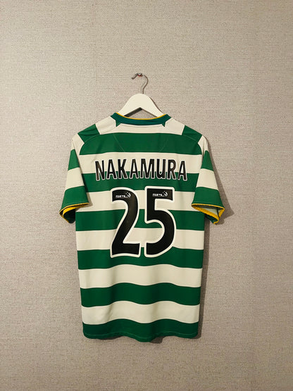Glasgow Celtic home football shirt 2008/09 Nakamura Medium