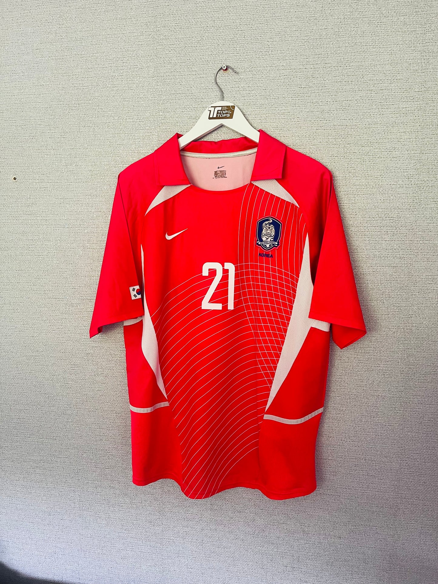 South Korea home football shirt
W/C 2002 JS Park Large