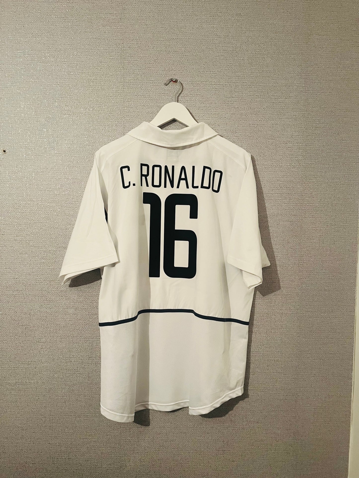 Portugal away football shirt 2002/04 Ronaldo XXL