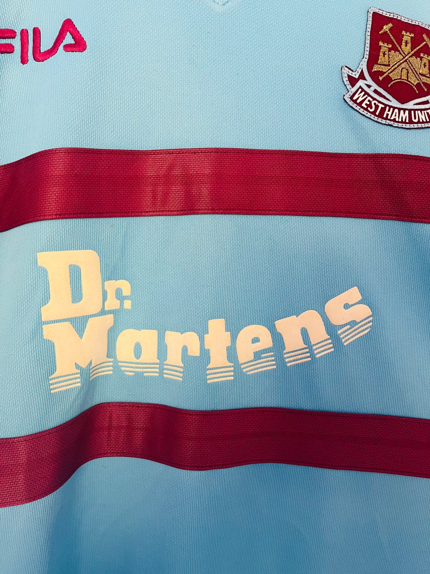 West Ham United away football shirt 2001/04 Di Canio Medium/Large