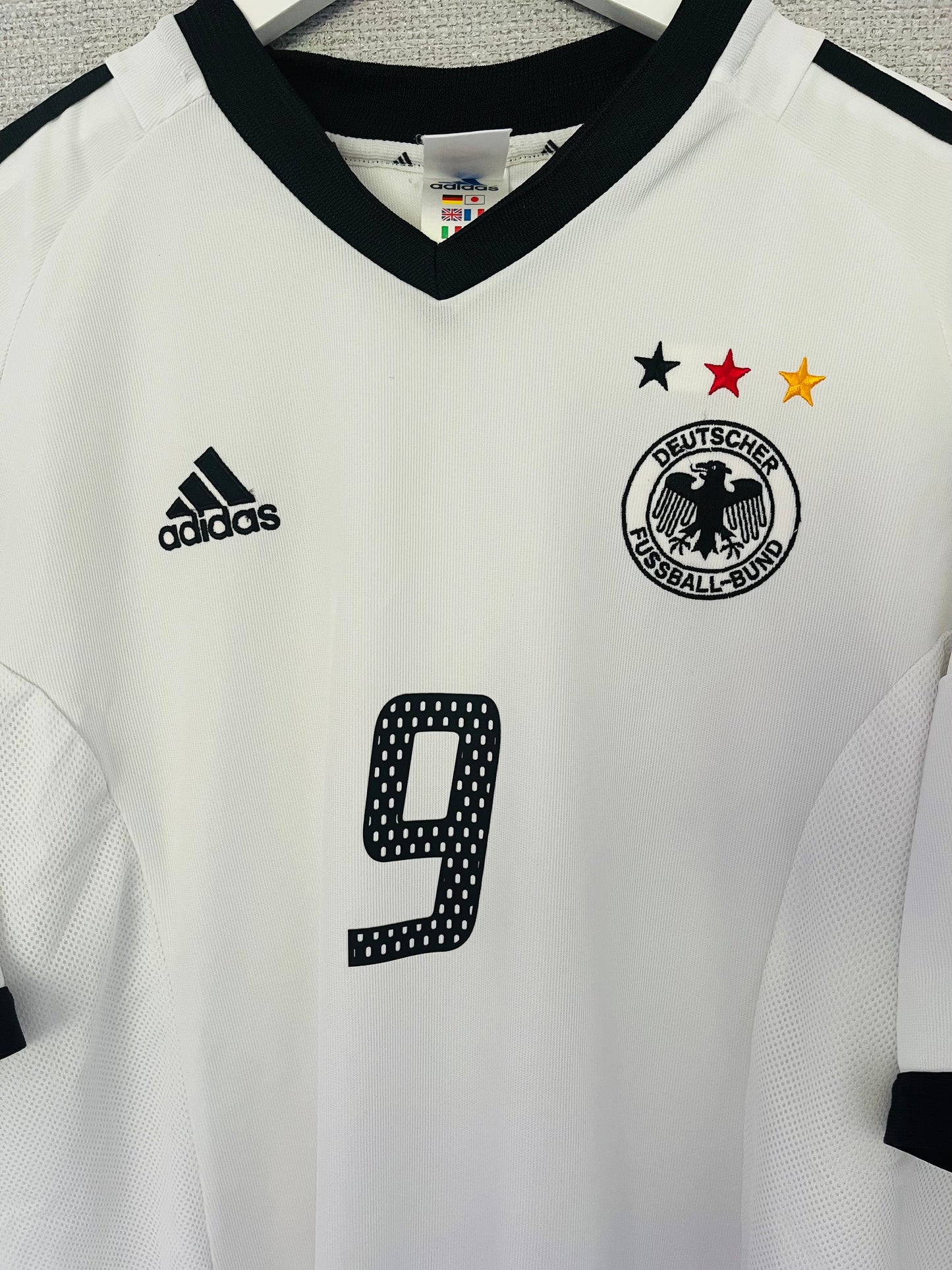 Germany home football shirt 2002/04 Bobic XL