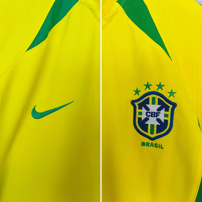 Brazil home football shirt            W/C 2002 R9 XL