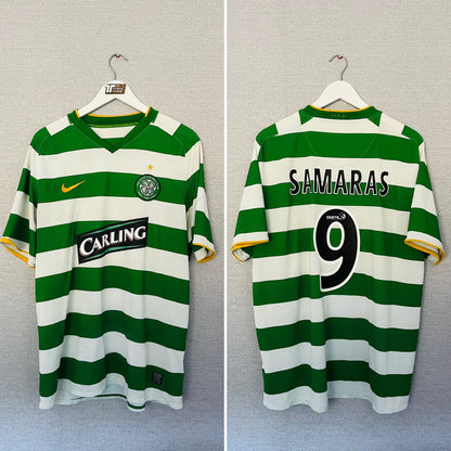 Glasgow Celtic home football shirt 2008/08 Samaras XL