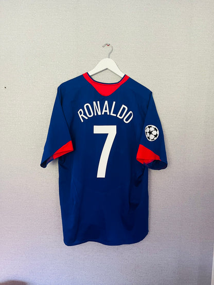 Manchester United away football shirt 2005/06 CR7 XL