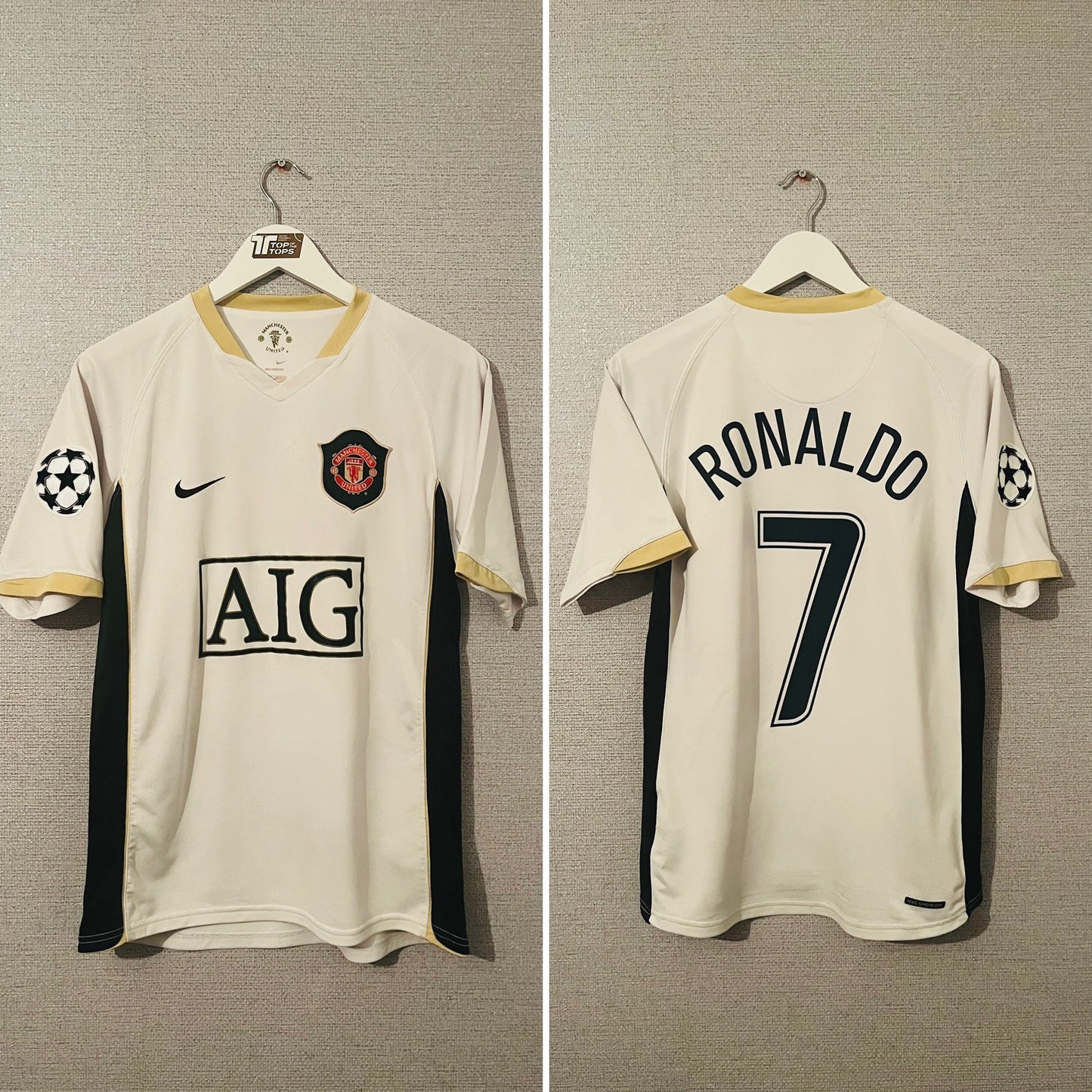Manchester United away football shirt 2006/07 CR7 small