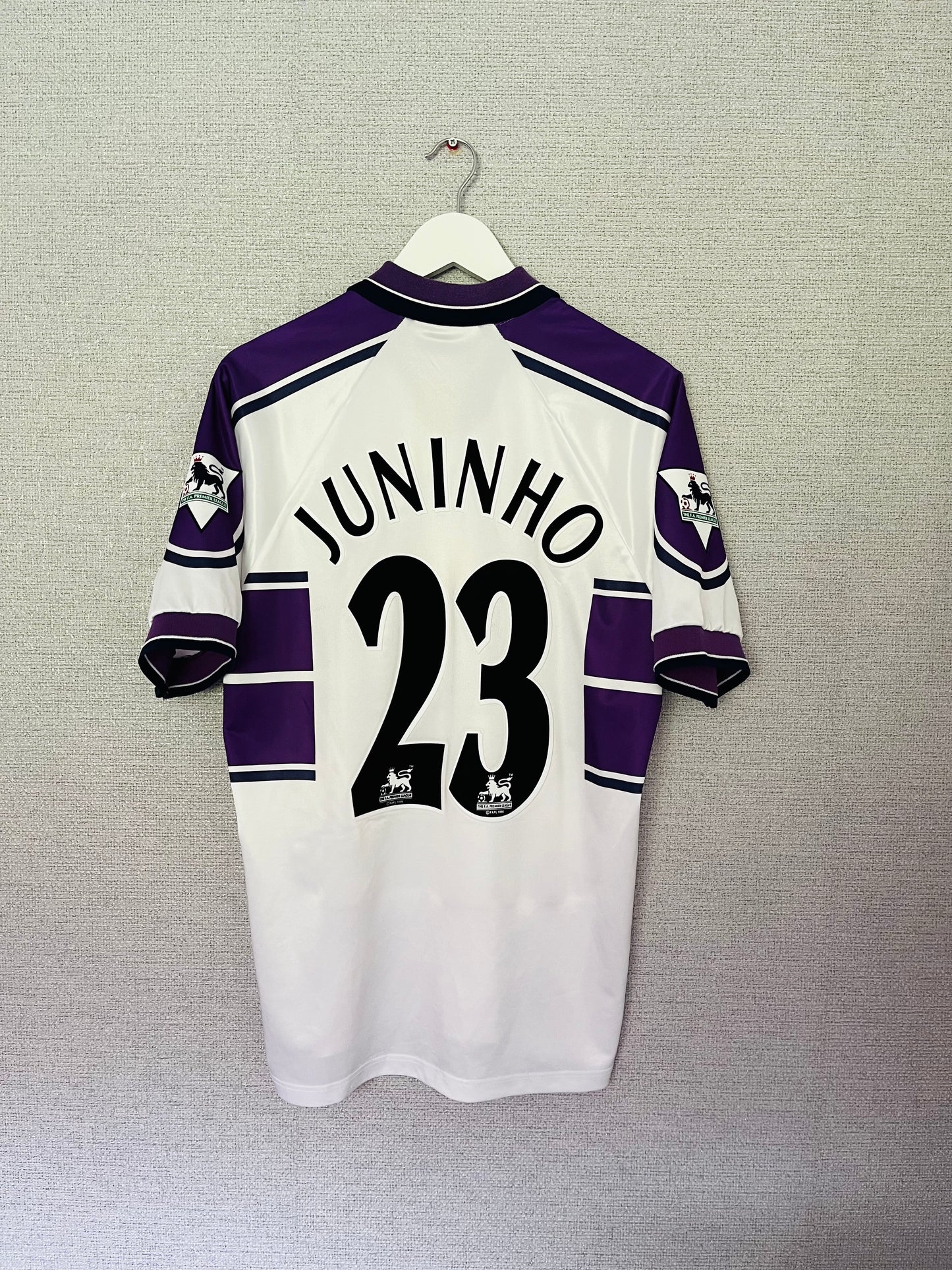 Middlesbrough away football shirt 1999/2000 Juninho Large