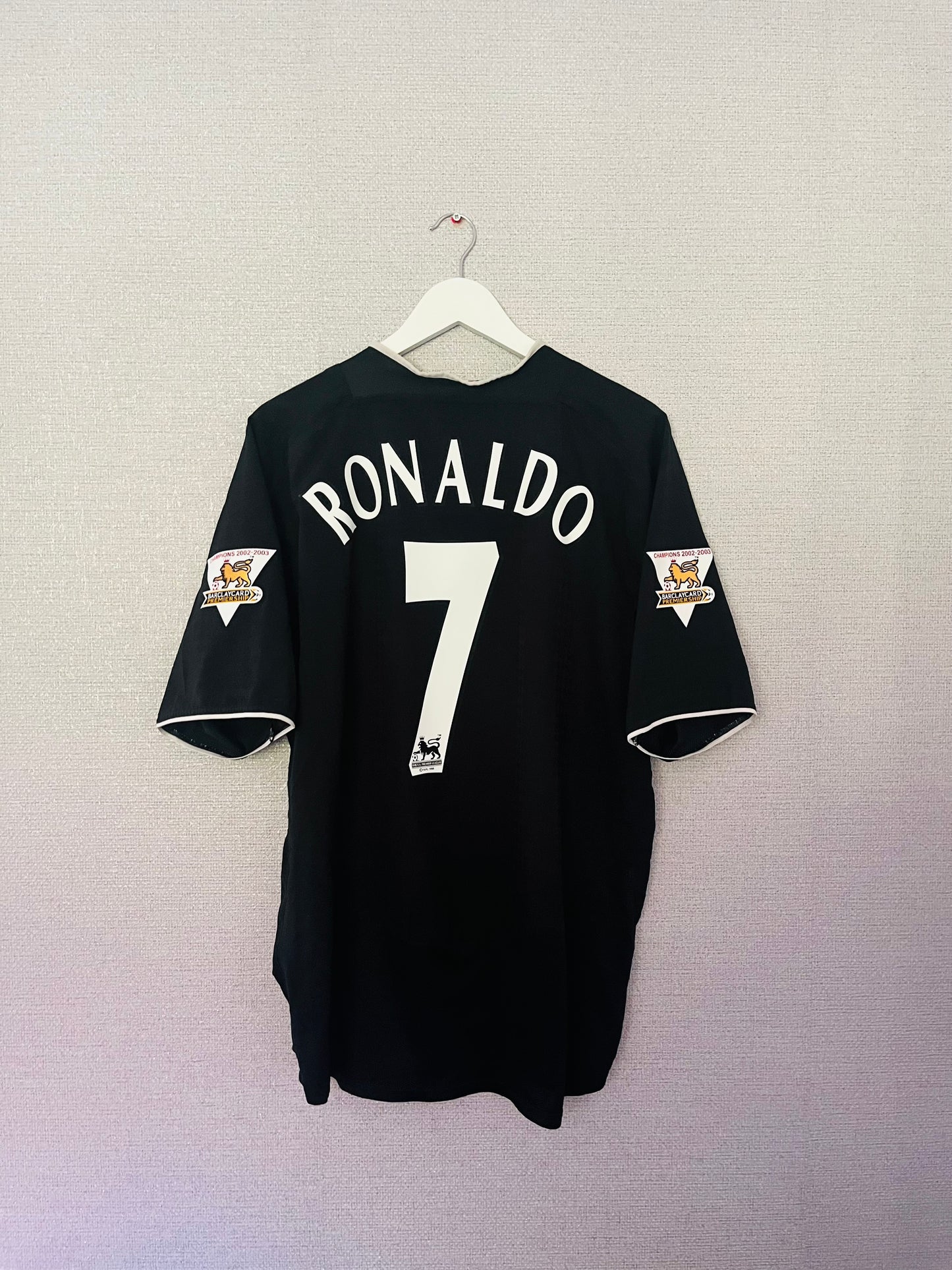 Manchester United away football shirt 2003/05 CR7 Large
