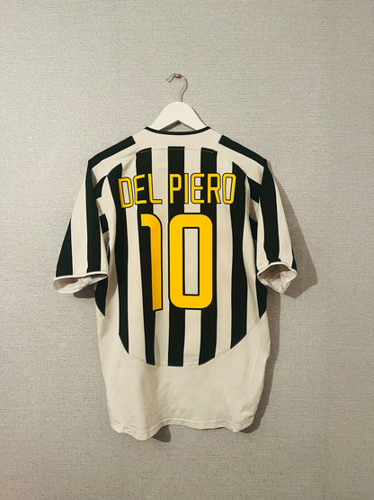 Juventus home football shirt 2003/04 Del Piero Medium