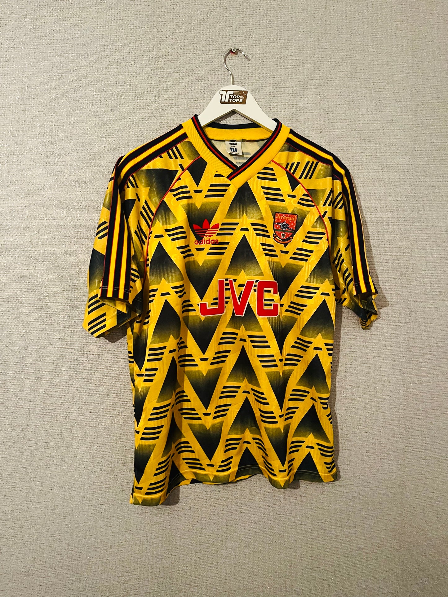 Arsenal away football shirt 1991/93 Large