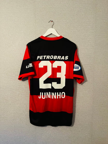 Flamengo home football shirt 2007/08 Juninho Large