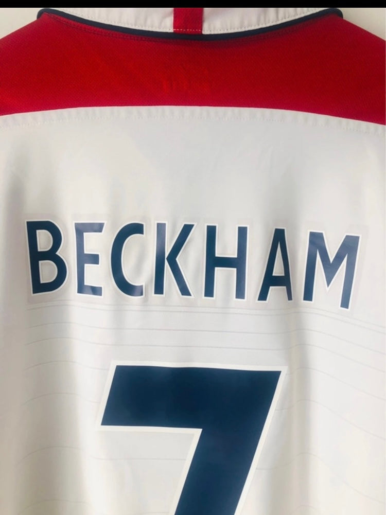 England home football shirt Beckham XL