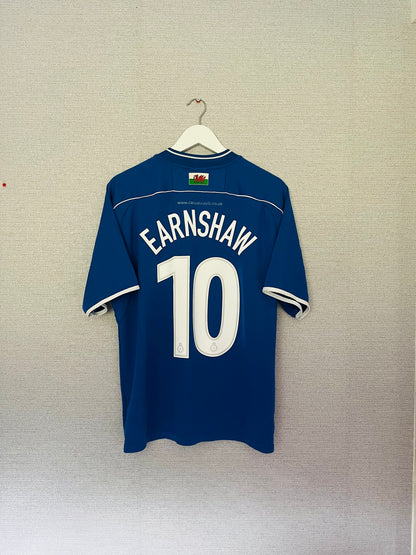 Cardiff City home football shirt 2003/04 Earnshaw Medium