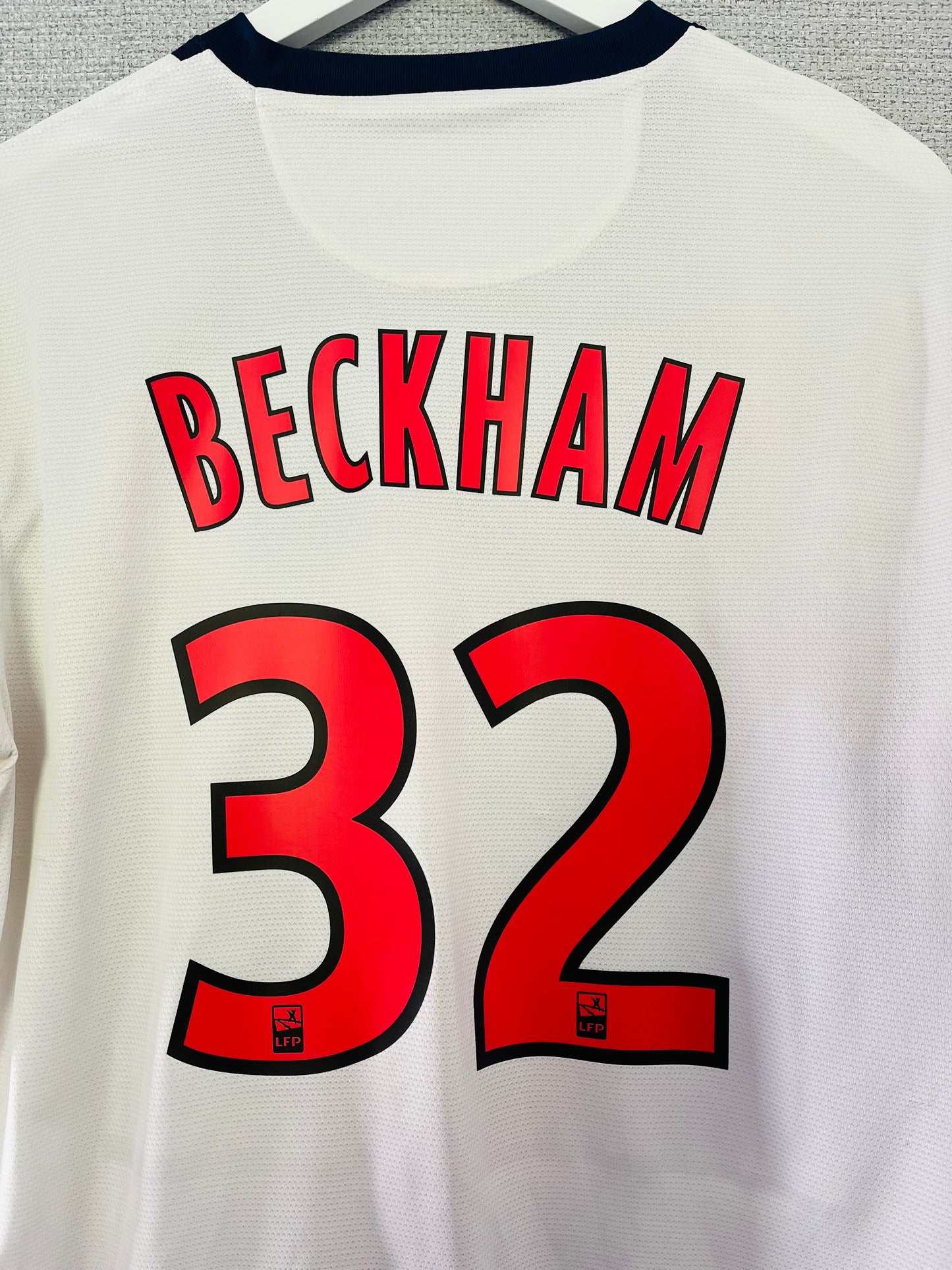 PSG away football shirt 2013/14 Beckham Medium
