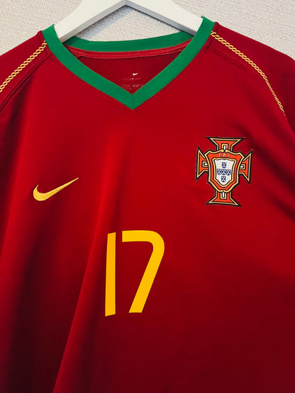 Portugal home football shirt W/C 2006 Ronaldo XXL
