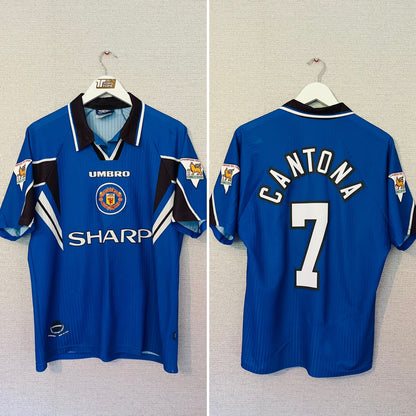 Manchester United third football shirt 1996/97 Cantona Medium