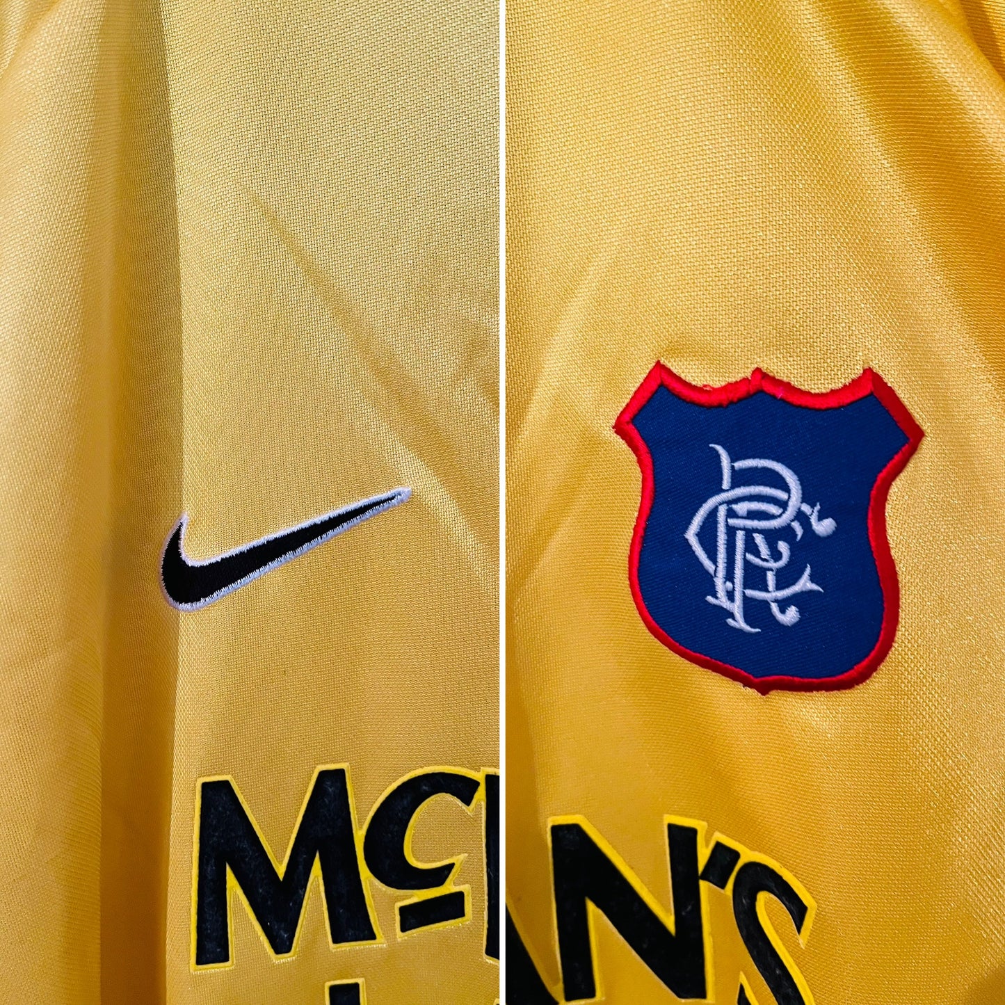 Glasgow Rangers goalkeeper football shirt 1997/98 XXL