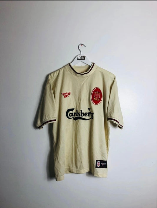 Liverpool away football shirt 1996/97 Large