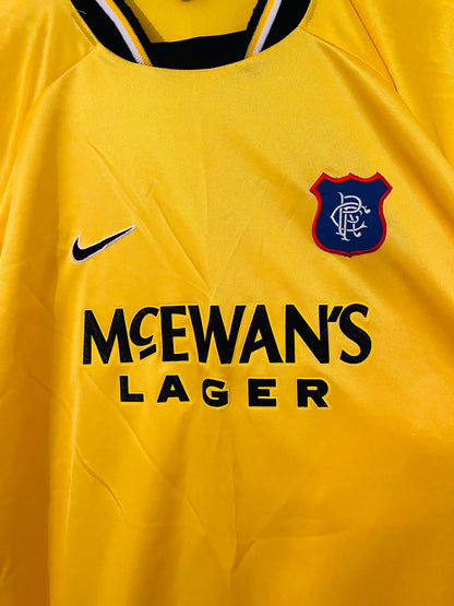 Glasgow Rangers goalkeeper football shirt 1997/98 XXL