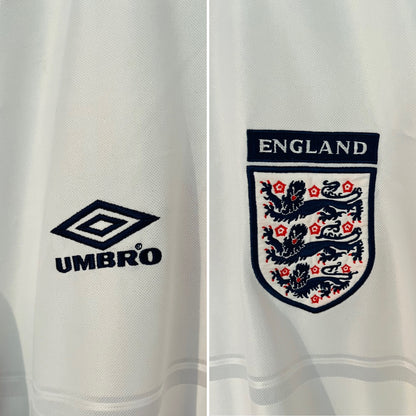 England home football shirt Euro 2000 Beckham XXL