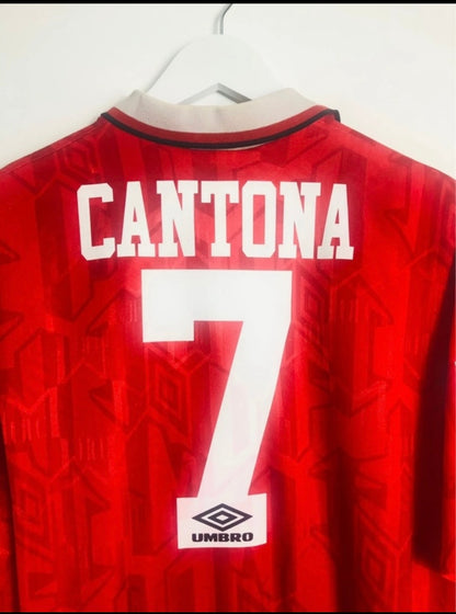 Manchester United home football shirt Cantona XL 1992/94