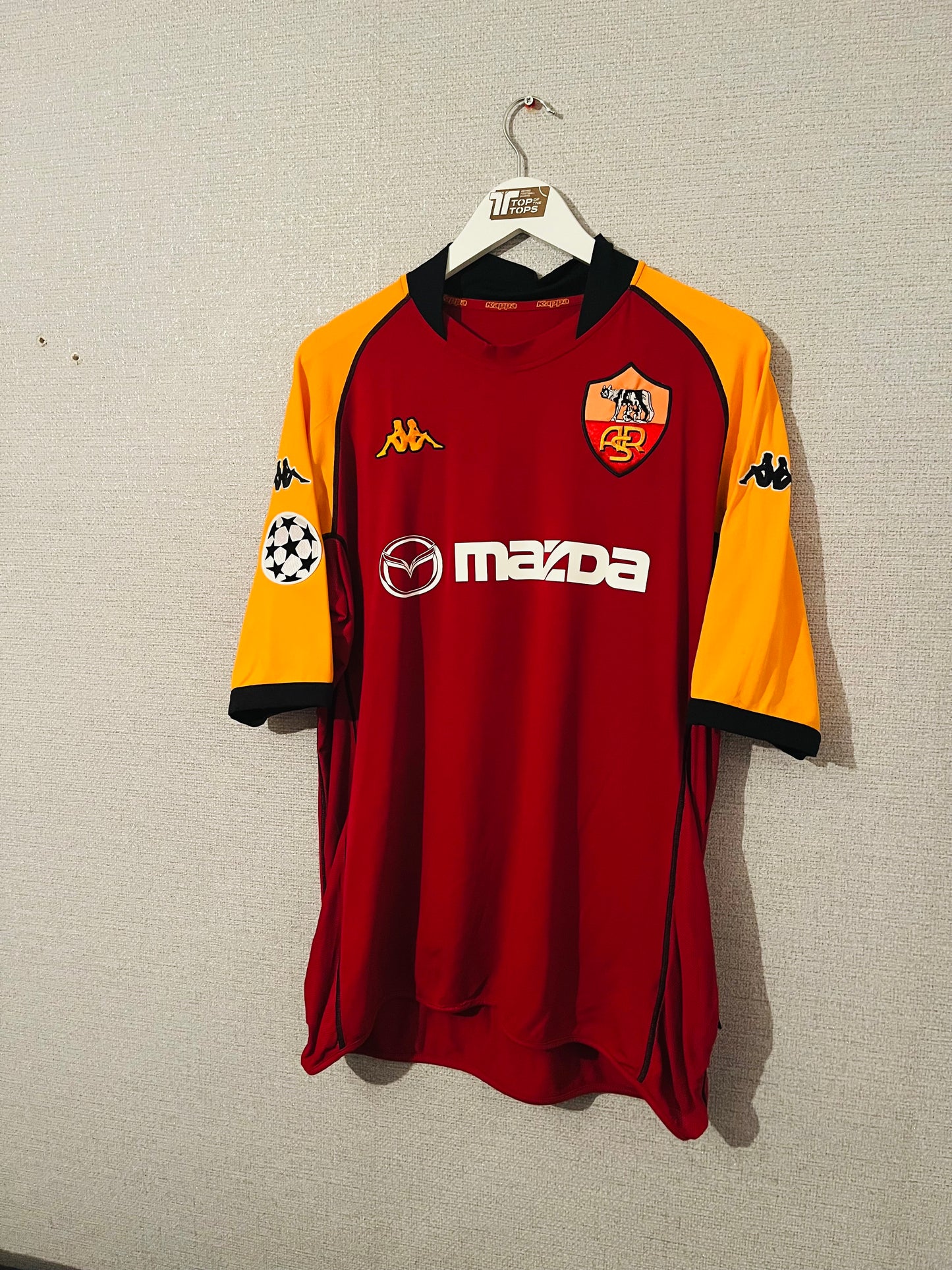 Roma cup football shirt 2002/03 Batistuta XL