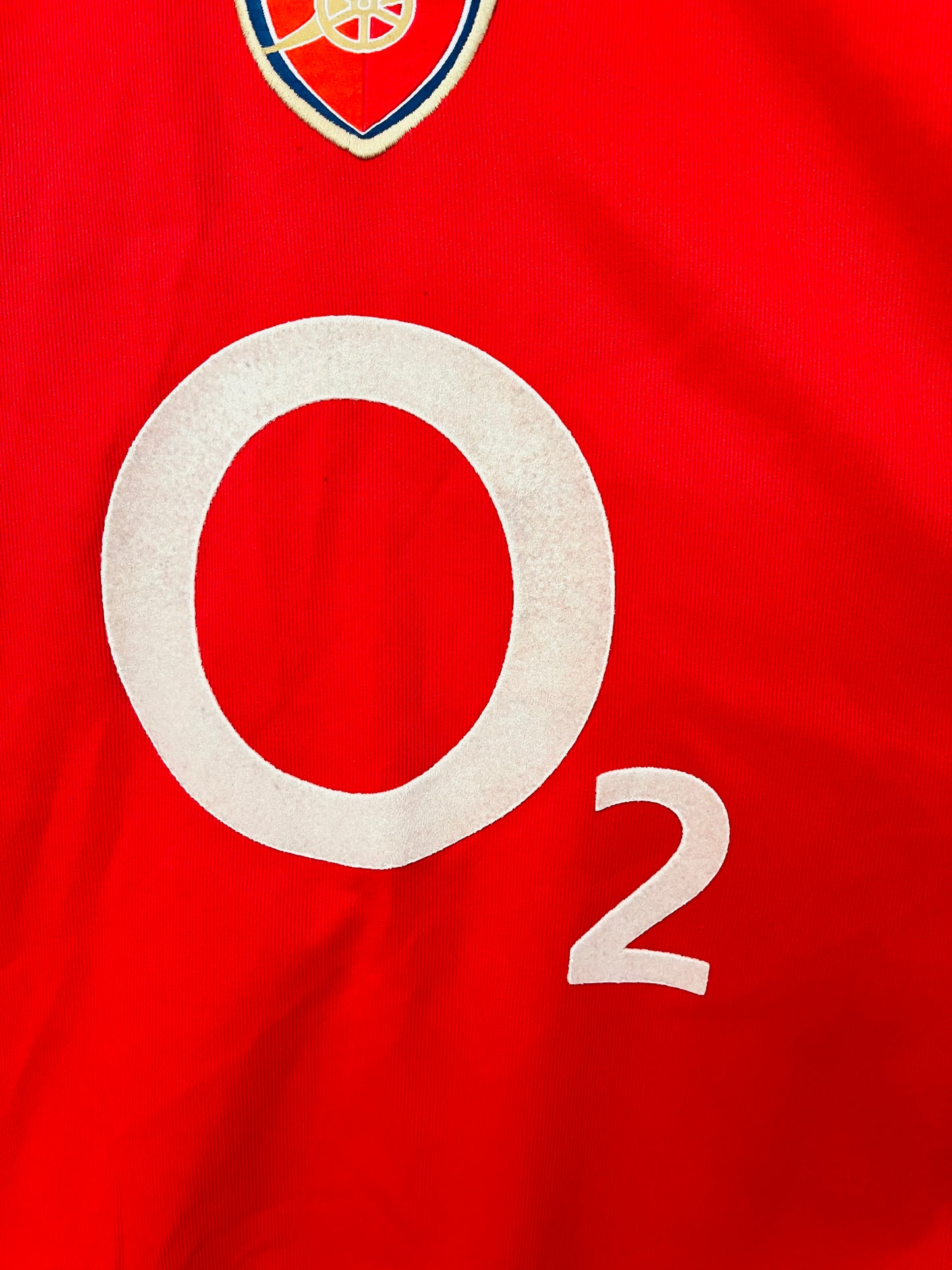 Arsenal home football shirt 2004/05 Bergkamp XL