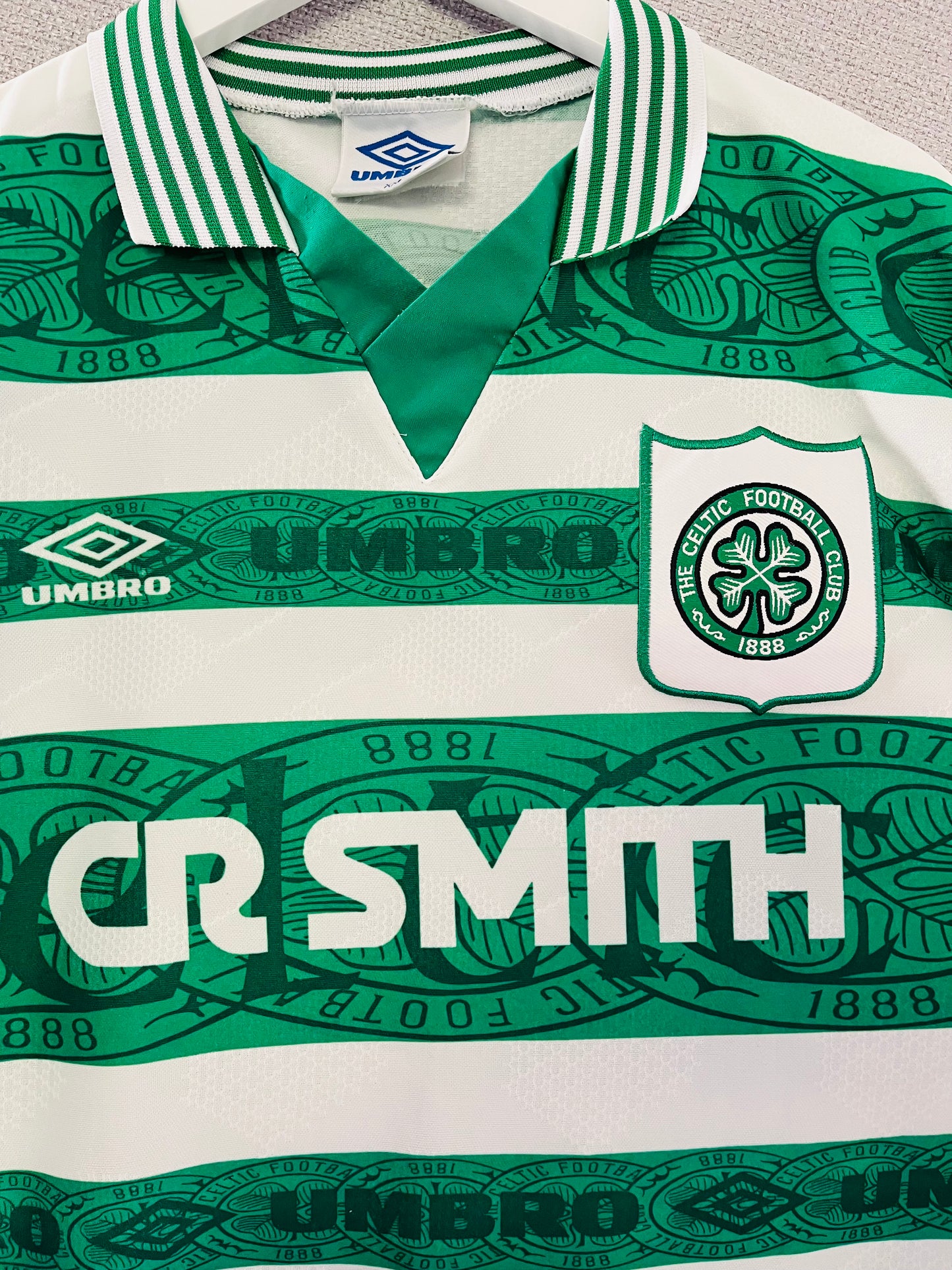 Glasgow Celtic home football shirt 1995/97 XXL