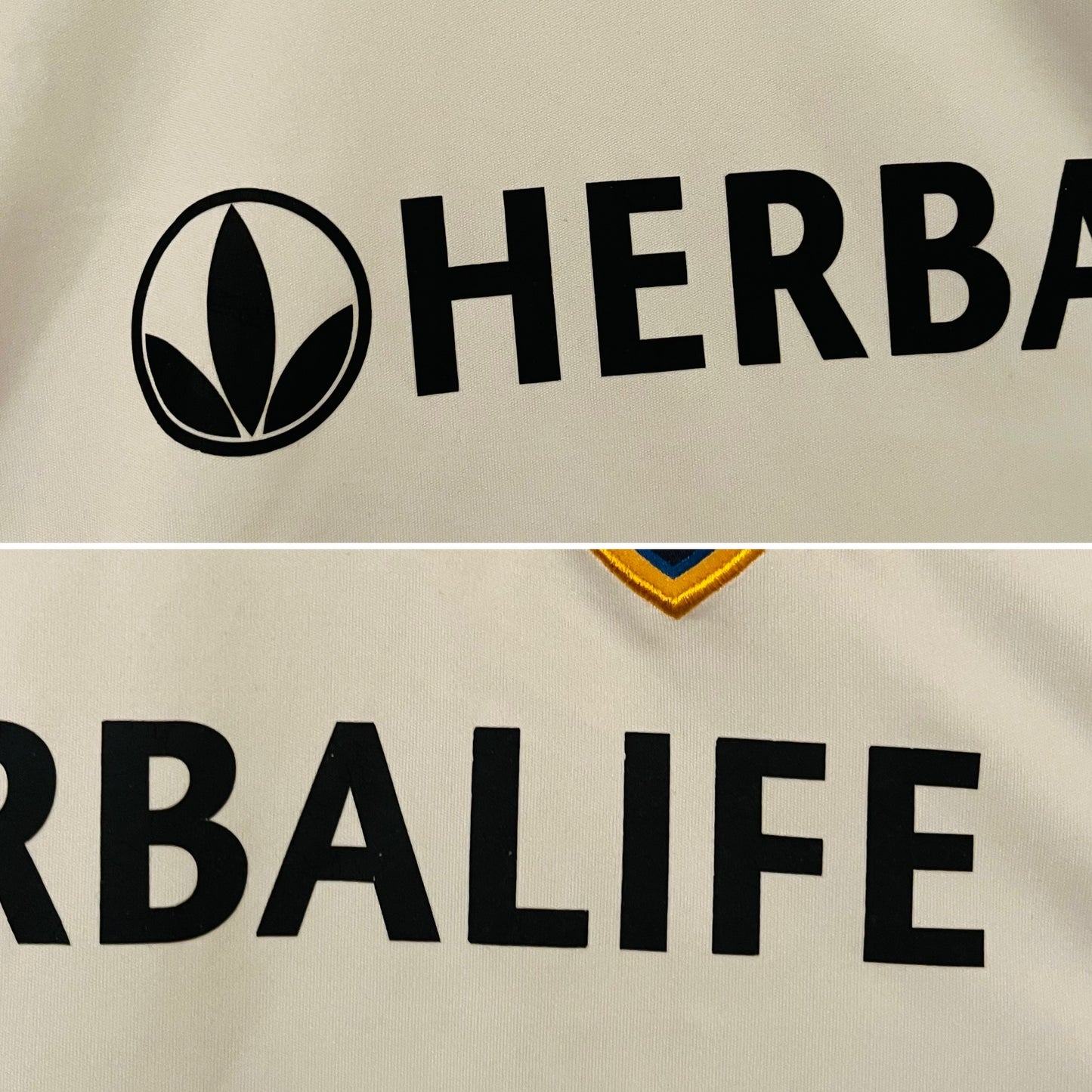 LA Galaxy home football shirt 2008/09 Beckham Medium