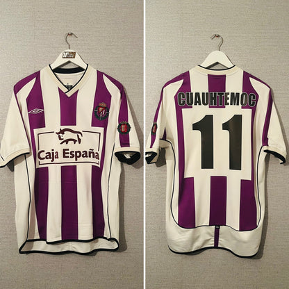 Real Valladolid home football shirt 2001/02 Blanco Medium