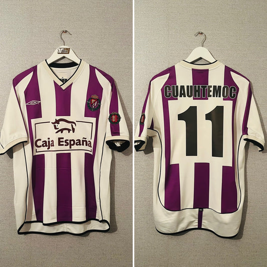 Real Valladolid home football shirt 2001/02 Blanco Medium