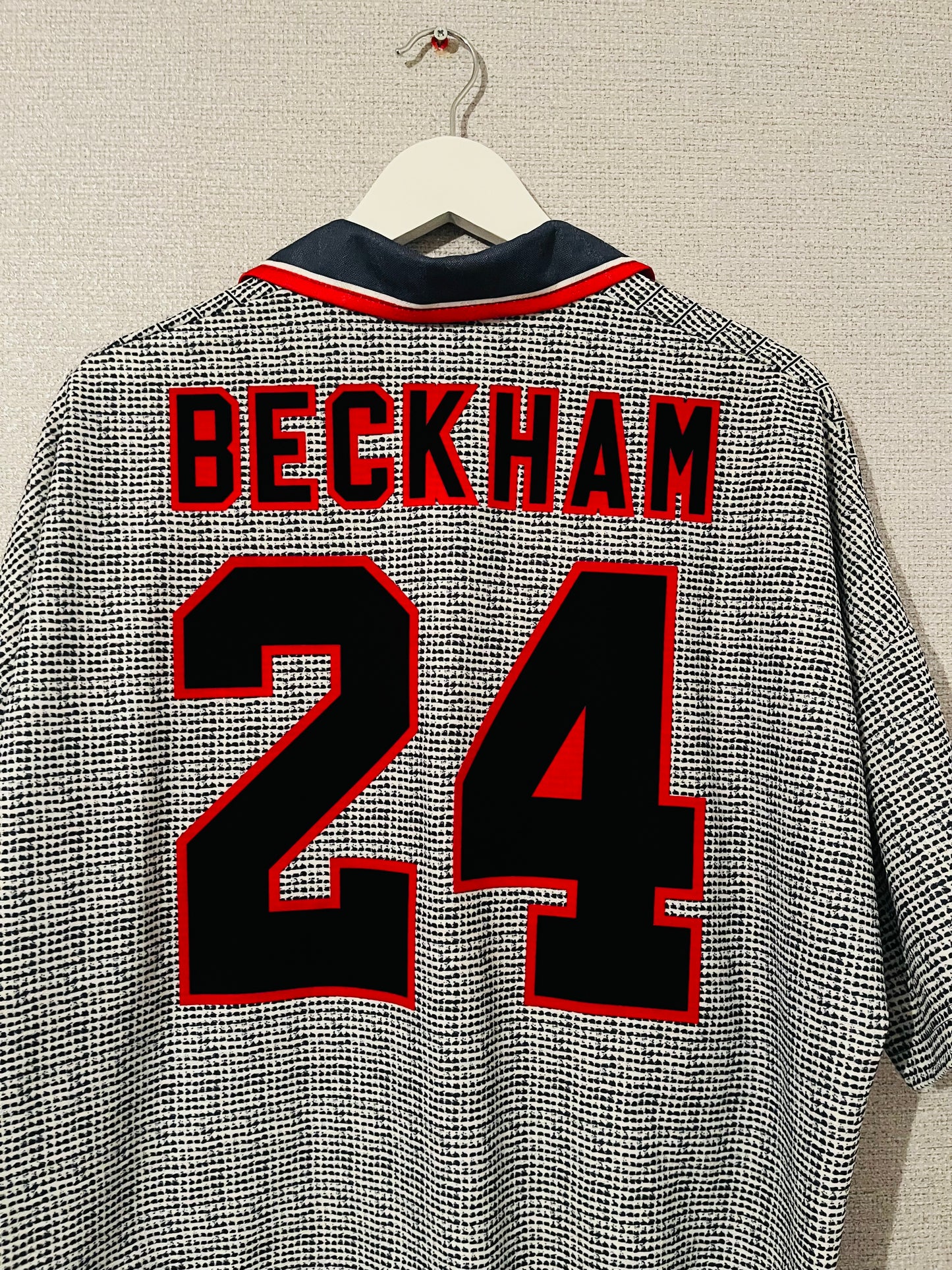 Manchester United away football shirt 1995/96 Beckham XXL