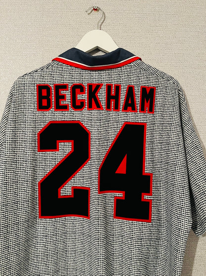 Manchester United away football shirt 1995/96 Beckham XXL