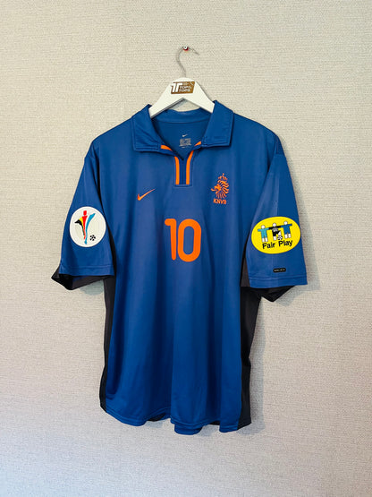 Holland Netherlands away football shirt Euro 2000 Bergkamp Large